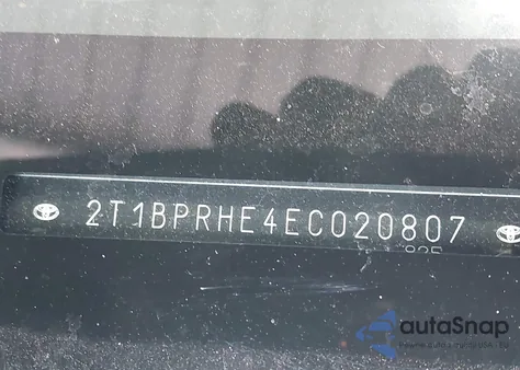 2014 Toyota Corolla Le Eco из США, поврежденный, VIN 2T1BPRHE4EC020807